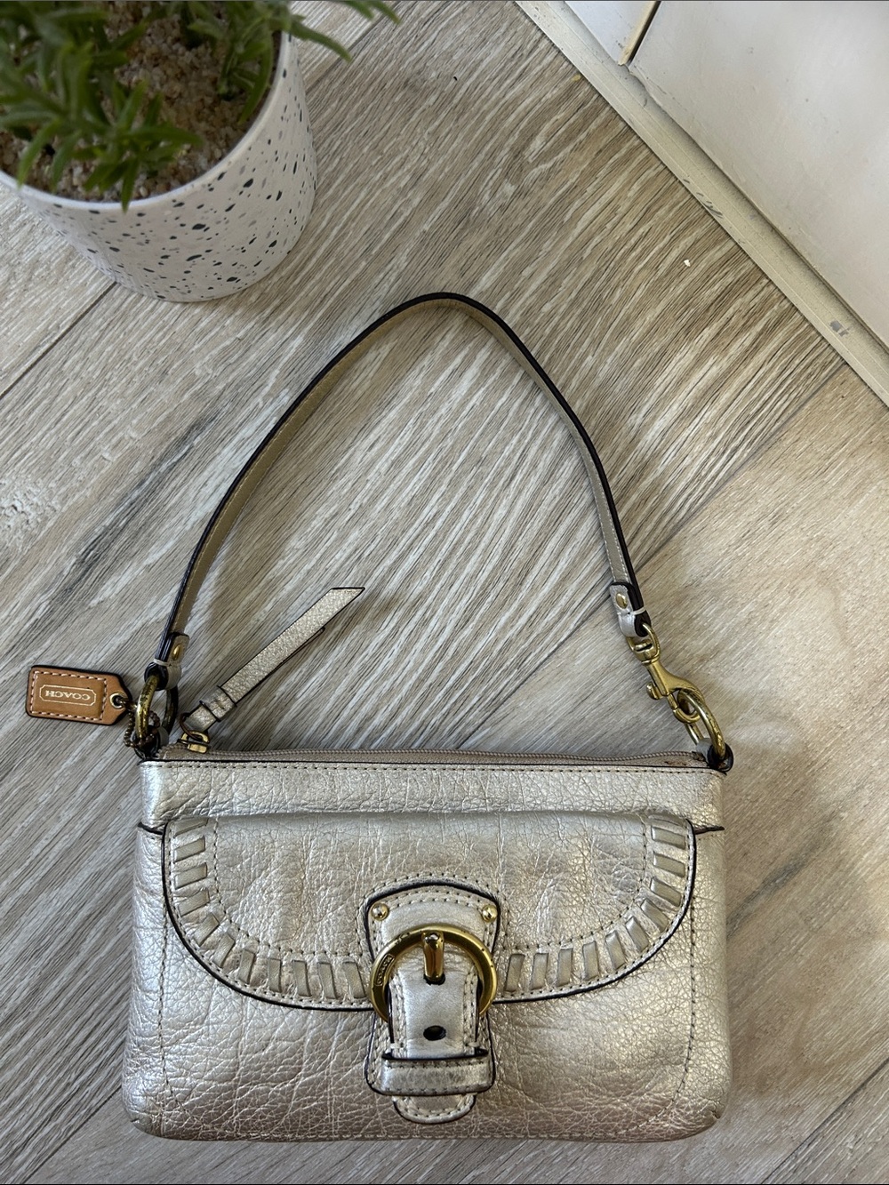 Coach Vintage Metallic Leather Mini Bag - Picture 7 of 13
